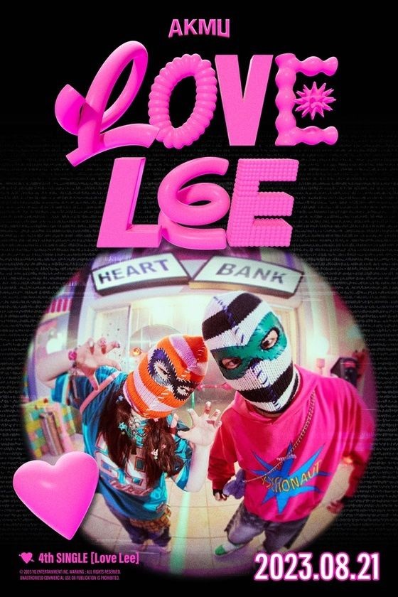 AKMU, the title of the new song is 'Love Lee'... Masked Lee Chan-hyuk and Lee Soo-hyun