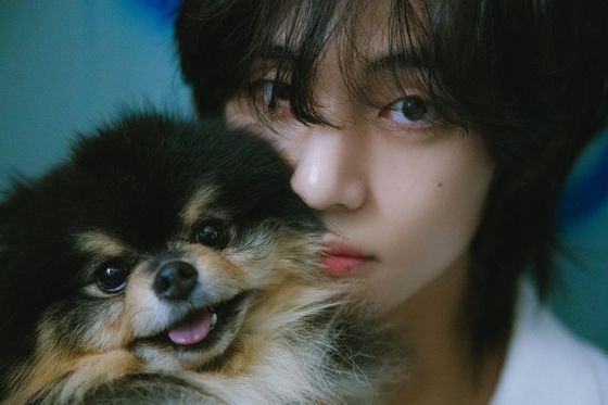 BTS V, a concept photo taken with no makeup... natural itself