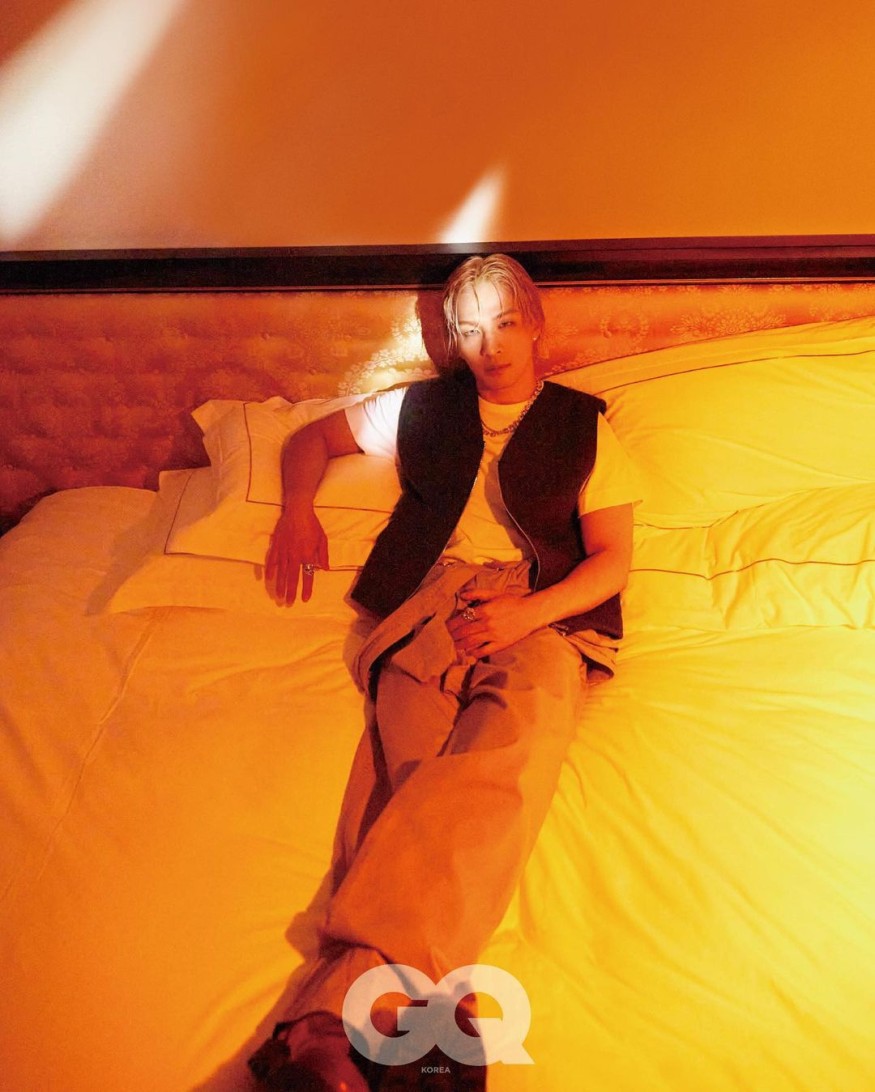 Taeyang, at a hotel in Paris