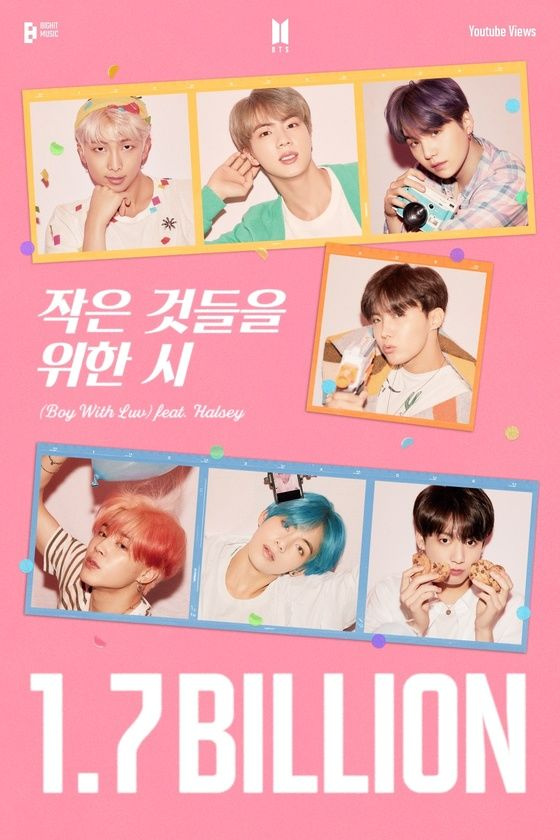 BTS #39 #39 Boy With Luv #39 MV Surpasses 1 7 Billion Views