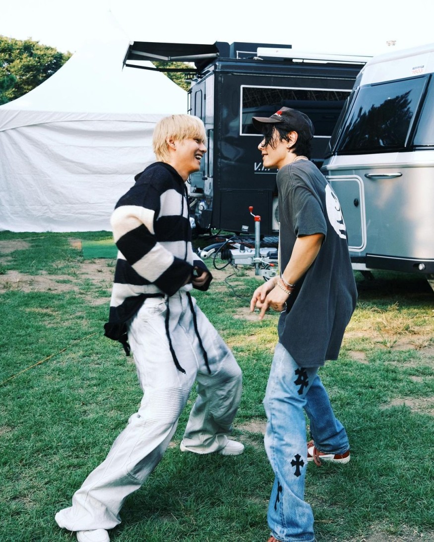 BTS V & Park Hyo Shin, challenge that made people laugh even though the choreography was wrong