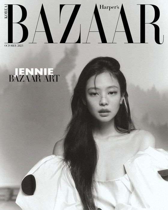 Pure white Jennie vs bright red Jennie… The aura of a fashion icon