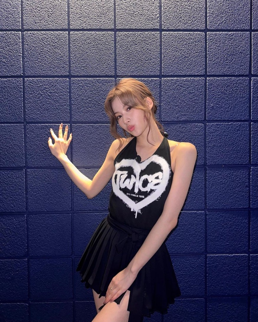 TWICE Sana shows off her volume with bold lingerie fashion